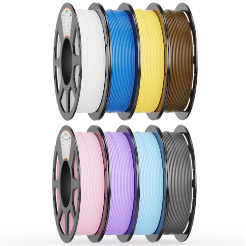 YOOPAI PLA Filament 1.75mm, 250g PLA+ & Matte Bundle, 8 Rolls - color: Pla Bundle-250gx8-112040009