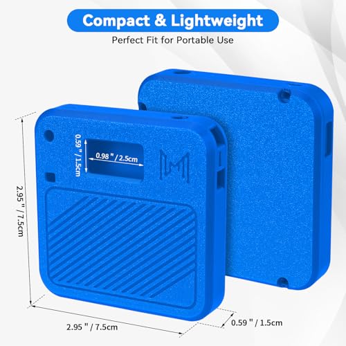 Heltec V3 Case for ESP32 LoRa V3 Development Board Custom Meshtastic Case with Antenna Port and Charging Slot (N32, Blue) - color: Blue