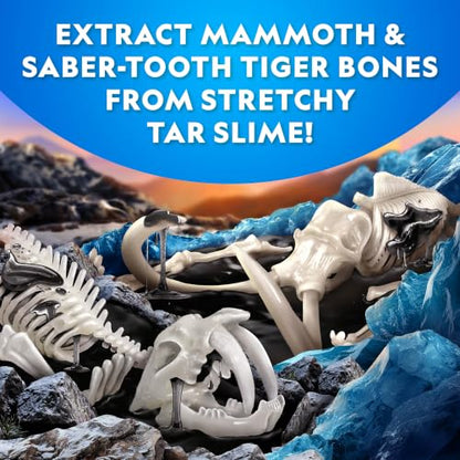 National Geographic Slime Kit for Kids Ages 6-12, Glow in the Dark Dig Kit