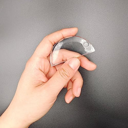 6 PCS Physical Optical Acrylic Convex Concave Lens Set, Triangular Semicircular Rectangular Prism Physics Demonstration Tools Equipment for Physics Teaching Students Lab Photography Science