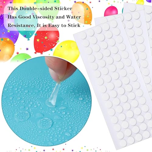 JANYUN 280 Pcs Sticky Dots Stickers,10mm Round Putty Clear Sticky Tack - size: 10mm Round 280pcs