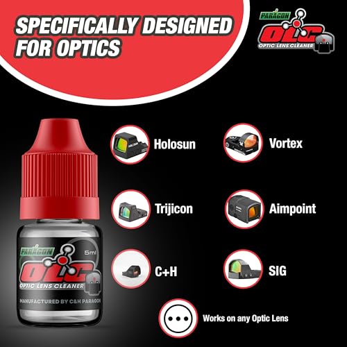 C+H Paragon OLC Optic Lens Cleaner – for Gun Sights, Optic Lens, Night Vision, and Scopes - style: OLC Optic Cleaner + WLC Light Cleaner Combo