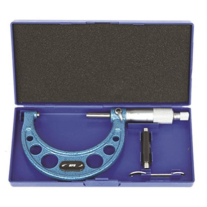 HFS 2-3 Inch Outside Micrometer, 0.0001Inch Accuracy, Micrometer Gauge - size: 2-3"x0.0001", style: Classic Ratchet