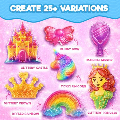 Doctor Jupiter Princess Glitter Soap Making Kit for Kids Ages 6+ - style: Princess Glitter Soaps: 6+