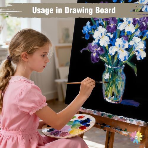 Mat Board Center 13x19 Black Foam Boards Pack of 5, 3/16" Thick - color: Black, size: 13x19