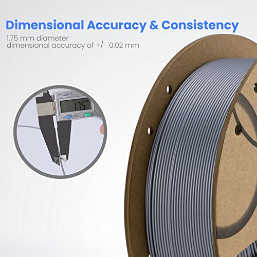 ELEGOO PLA 3D Printer Filament 1.75mm Black 1KG - color: Black, size: 1kg