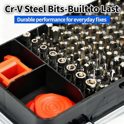 113-in-1 Precision Screwdriver Set: Magnetic Electronics PC Repair Tool Kit