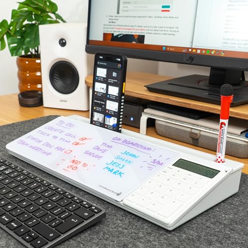 DeskBoard Buddy (White with Calculator) - color: White With Calculator