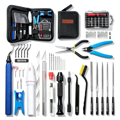 85pcs 3D Printer Tool Kit with Storage Bag,Post-Processing & Complete Maintenance Tools incl.Nozzle Cleaning Kit,Deburring Tool,Wire Cutters,Screwdriver Set,for Bambu Lab,Ender 3,Kobra, Starter Kit - size: All in One Tool Kit
