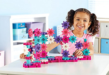 Learning Resources Gears Deluxe Building Set, Pink - style: 100 Piece Set - Pink
