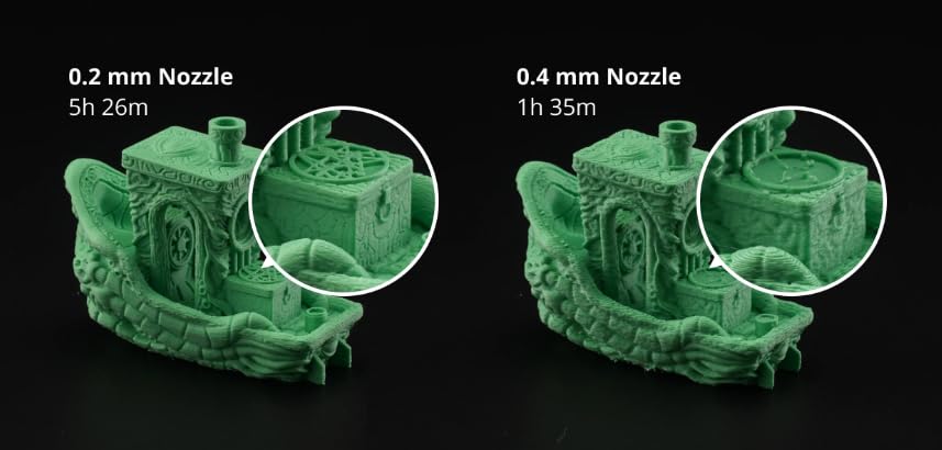 BAMBULAB Official Bambu Lab Hotend with Nozzle - X1 Series and P1 Series Compatible with P1S P1P X1C X1 Carbon 3D Printer (.6mm Hardened Steel)