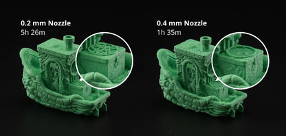 BAMBULAB Official Bambu Lab Hotend with Nozzle - X1 Series and P1 Series Compatible with P1S P1P X1C X1 Carbon 3D Printer (.6mm Hardened Steel)