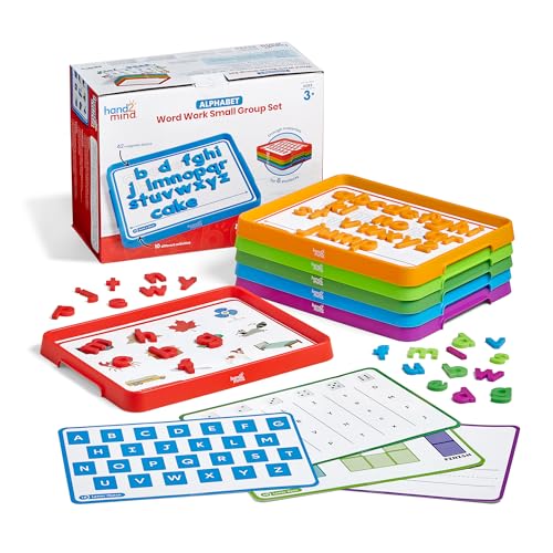 hand2mind Alphabet Word Work Small Group Set, 10 Activities, Ages 3+