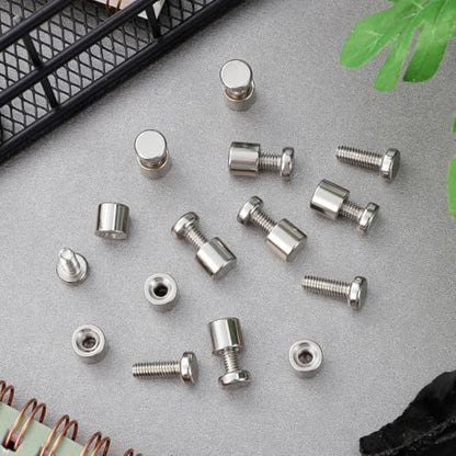 NUOBESTY Standoff Screws with Caps M4*12 12 Sets