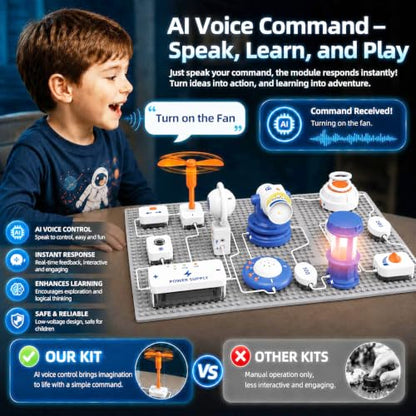 STEM Science Kit for Kids, Electronics Circuit Exploration Toy, 66 PCS - size: Extra Large - 1200+ Projects