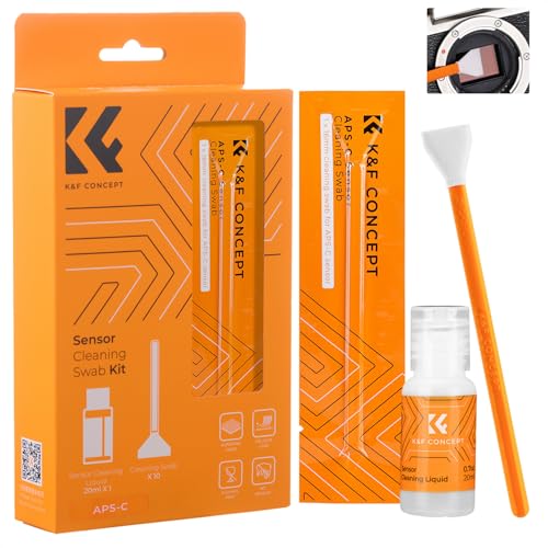 K&F CONCEPT 16mm APS-C Sensor Cleaning Kit, with 20ml Sensor Cleaner - size: 16mm