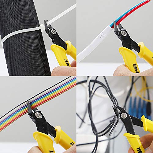DOWELL Flush Cutters, Micro Wire Cutters, 1-Pack