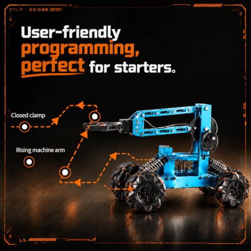 VANLINNY Robot Arm,STEM Project for Boys Age 8-12,Robotic Kit for Aged 12-16,Educational Science Kits for Kids, Building Experiment Robotics Set Project Gifts for 8 9 10 11 12 Years Old Teens