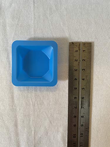Standard Weighing Boats, W-S46-BL-50, 46mm, Small, Blue, Pack of 50