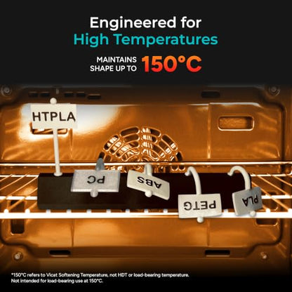 Polymaker HT-PLA Filament 1.75mm Black 1KG, High Temp PLA, Neatly Wound - color: 111 - 1.75mm Black (Hex Code: #070707), size: 1kg HT-PLA