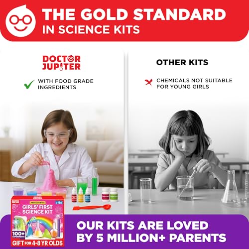 Doctor Jupiter Girls' First Science Experiments Kit for Kids Ages 4+ - style: Girls' First Science Kit: 4+