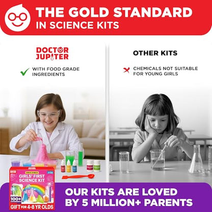 Doctor Jupiter Girls' First Science Experiments Kit for Kids Ages 4+ - style: Girls' First Science Kit: 4+