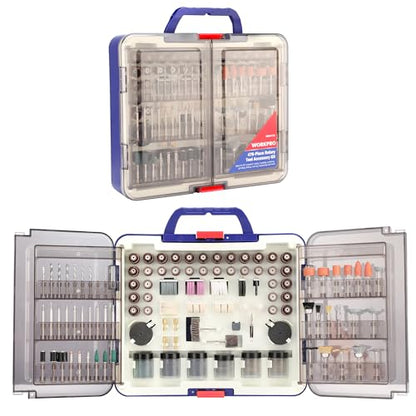 WORKPRO 476PCS Rotary Tool Accessories Kit, 1/8" Shank Rotary Tool Bits - style: 476-Piece Rotary Tool Attachments