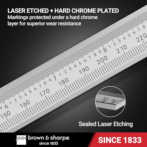 Brown & Sharpe 12 Inch Vernier Caliper, 0.001 Inch Resolution - size: 0.001"