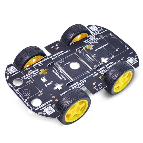 4WD Robot Chassis Kit for Arduino Raspberry Pi DIY - style: PCB Chassis