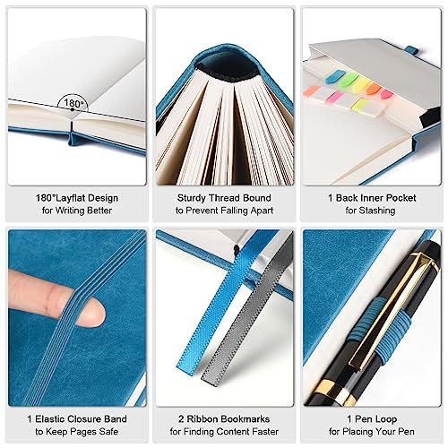 Graph Paper Notebook A4, 312 Numbered Pages Squared Grid Journal 8.5" x 11" - color: Blue, size: A4