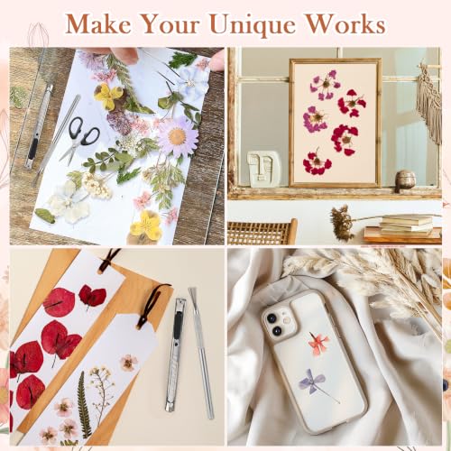 GOLDGE Extra Large 11”x11” Flower Press - 10-Layer Wooden Press for DIY Flower Preservation with Storage Bag, Adult Craft Kit