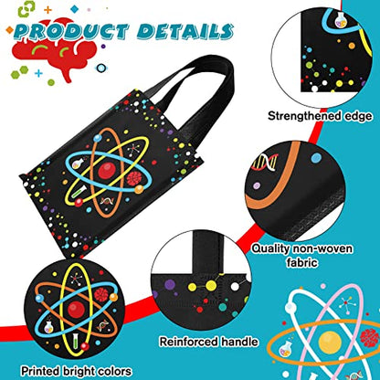 Ferraycle 24 Pcs Science Party Favor Bags, Stem Party Favor Bags, Black - color: black