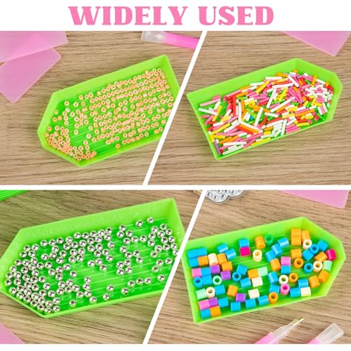 28PCS Plastic Diamond Painting Trays, Bead Sorting Trays for DIY Crafts