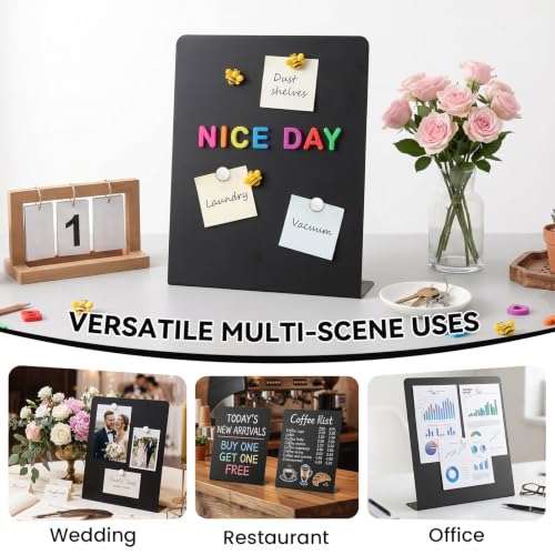 MIKEDE Magnet Display Board,3pcs 11.6"x9.8" Magnetic Stand with 12 Magnets