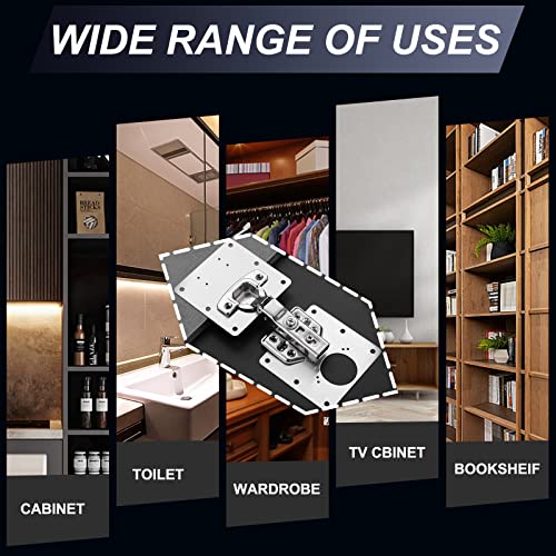 Cabinet Hinge Repair Plate Hinges Repair Fixing Plates Cabinet Repair Board - size: Large & Small