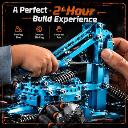 VANLINNY Robot Arm,STEM Project for Boys Age 8-12,Robotic Kit for Aged 12-16,Educational Science Kits for Kids, Building Experiment Robotics Set Project Gifts for 8 9 10 11 12 Years Old Teens