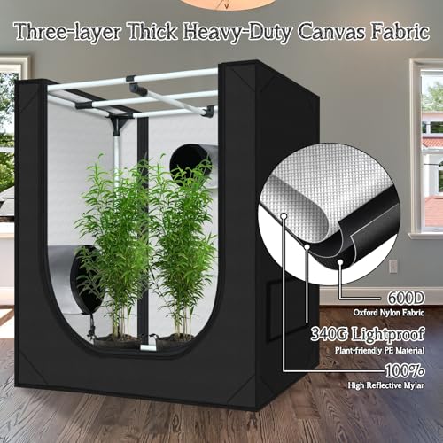Zazzy Grow Tent 18"x30"x36" Heavy Duty Indoor Growing Tents - size: 18"x30"x36"