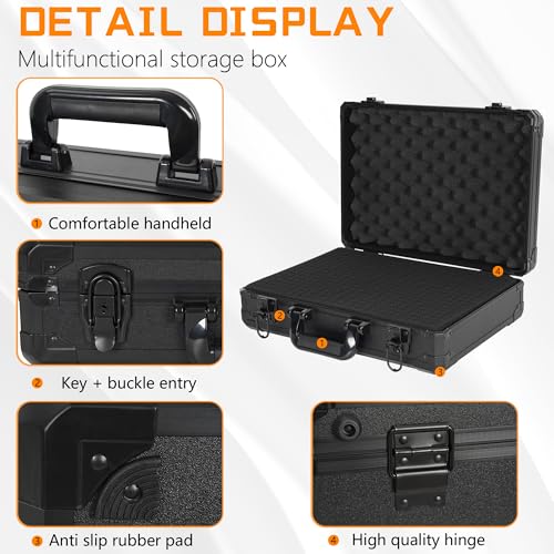 15 Inch Hard Carrying Storage Case - size: Inner：14.5''X 10.5 X 5.5''