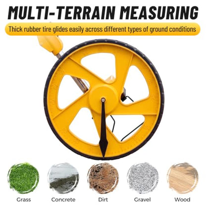Zozen Measuring Wheel Digital Display,20 Marking Flag&Holder, Foldable - size: Digital Display with Flags