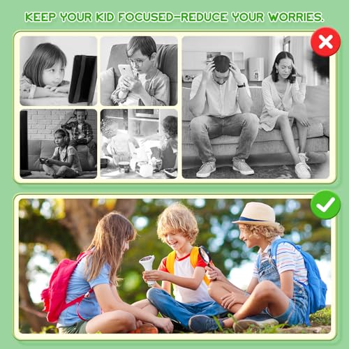 Handheld Microscope for Kids, 2" HD Screen Mini Portable Microscope Camera - color: White