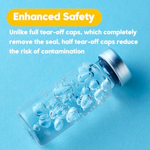 5mL Vials for Injections with Self-Healing Injection Port and Sealed Cap - size: 5ml