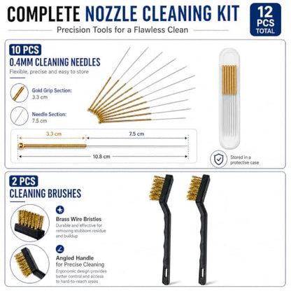 MAYJOY 3D Printer Tool Kit 40 Piece Cleaning Finishing Set with Case