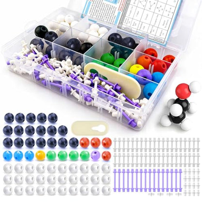 Chemistry Molecular Model Kit (136 Pcs) for Student and Teacher - color: 136pcs Kit