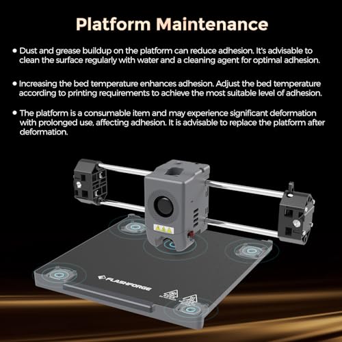 FLASHFORGE Adventurer 5M /Pro /AD5X Upgrade Double Sided PEI Powder-Coated Platform, Tool-Free Model Removal, Automatic Separation After Cooling - style: PEI Powder-Coated Plate