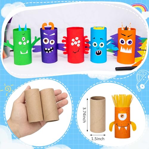 Henoyso 100 Pack Toilet Paper Rolls, 1.57 x 3.74 Inch, Brown - color: Brown, size: 1.57 x 3.74 Inch
