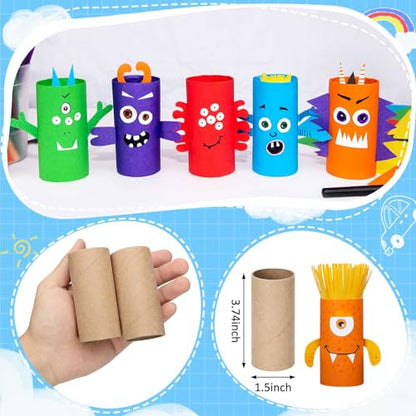 Henoyso 100 Pack Toilet Paper Rolls, 1.57 x 3.74 Inch, Brown - color: Brown, size: 1.57 x 3.74 Inch