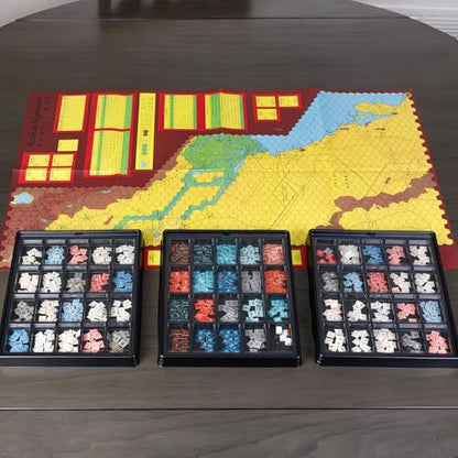 Flying Buffalo Game Piece Counter Trays (5-Pack); War Game and Board Game Storage Sorting Organizers, Playthos Collection
