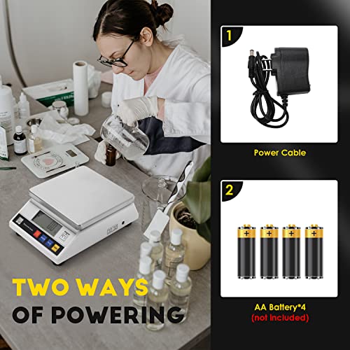 CGOLDENWALL High Precision Digital Accurate Analytical Electronic Balance Laboratory Lab Scale Industrial Weighing and Counting Scale with Counting Function CE 0.1g (3kg, 0.1g) - size: 3kg