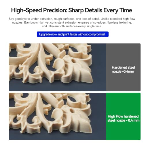 BambooLab H2D,X2D,P2S High Flow Hotend,Hardened Steel 0.8mm Nozzle - size: H2 hotend 0.8mm high flow