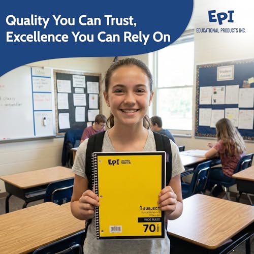 EPI Essentials Bulk School Supplies for Kids – 6th to 8th Grade School Supply Packs – Wide-Ruled Bundle with Classroom-Ready Standard List Essentials – 120 Boxes per Pallet - size: 6th-8th Grade, style: Pallet